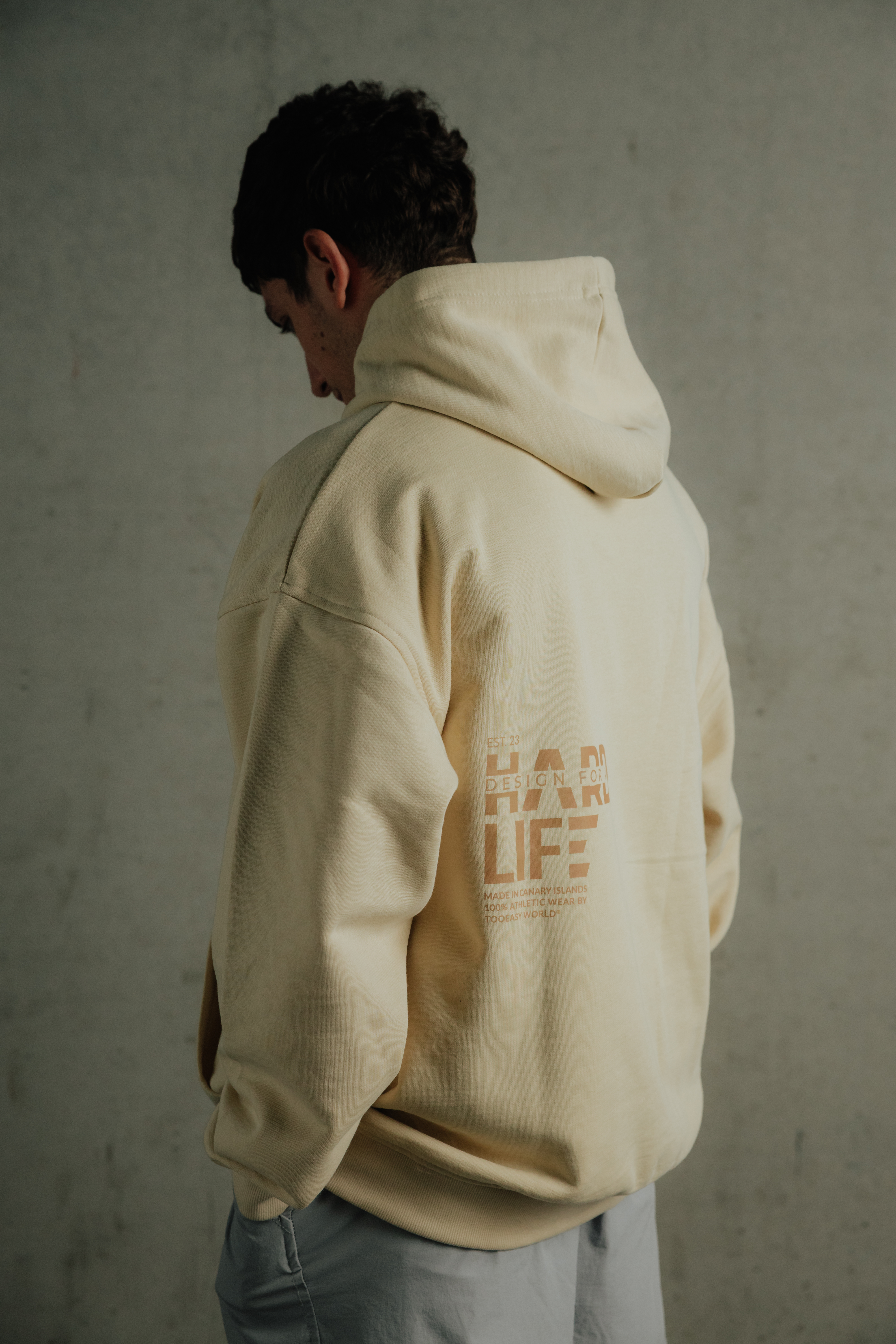 HOODIE DESIGN FOR A HARD LIFE OVERSIZE